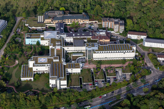 Clinique des accidents BG Tübingen à Tübingen dans le département Bade-Wurtemberg, Allemagne depuis l'avion