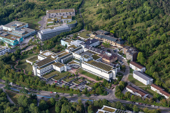 Clinique des accidents BG Tübingen à Tübingen dans le département Bade-Wurtemberg, Allemagne vue du ciel