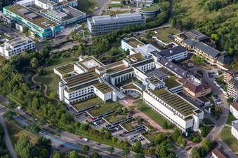 Enregistrement par drone de Clinique des accidents BG Tübingen à Tübingen dans le département Bade-Wurtemberg, Allemagne