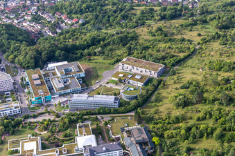 Hôpital universitaire Tübingen à Tübingen dans le département Bade-Wurtemberg, Allemagne vue du ciel