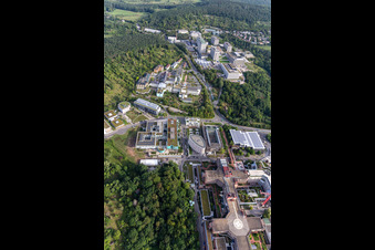 Image drone de Clinique BG, Université et Hôpital universitaire Tübingen à Tübingen dans le département Bade-Wurtemberg, Allemagne