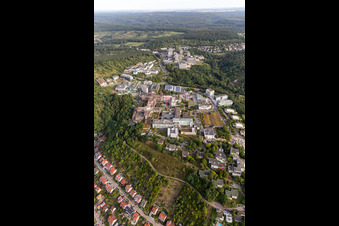 Clinique BG, Université et Hôpital universitaire Tübingen à Tübingen dans le département Bade-Wurtemberg, Allemagne du point de vue du drone