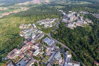 Clinique BG, Université et Hôpital universitaire Tübingen à Tübingen dans le département Bade-Wurtemberg, Allemagne d'un drone