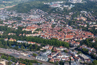 Photographie aérienne de Vue des rues et des maisons dans les quartiers résidentiels à Tübingen dans le département Bade-Wurtemberg, Allemagne