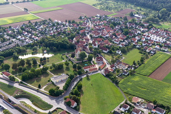 Vue aérienne de Quartier Kilchberg in Tübingen dans le département Bade-Wurtemberg, Allemagne