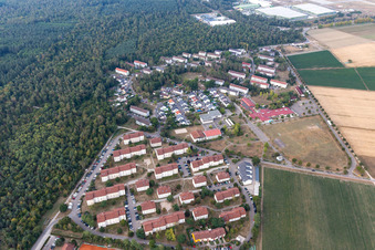 Vue aérienne de Grand Centre Ring à Hügelsheim dans le département Bade-Wurtemberg, Allemagne