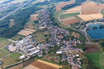 Vue aérienne de Quartier Oberbruch in Bühl dans le département Bade-Wurtemberg, Allemagne
