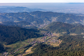 Vue oblique de Seebach dans le département Bade-Wurtemberg, Allemagne
