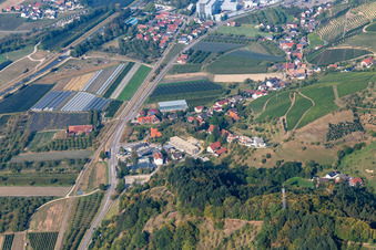 Vue aérienne de Vorder-Winterbach à Lautenbach dans le département Bade-Wurtemberg, Allemagne