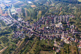 Photographie aérienne de Quartier Ebersweier in Durbach dans le département Bade-Wurtemberg, Allemagne