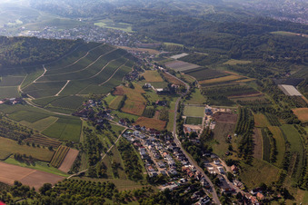 Quartier Ebersweier in Durbach dans le département Bade-Wurtemberg, Allemagne d'en haut