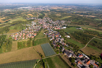 Vue aérienne de Quartier Nesselried in Appenweier dans le département Bade-Wurtemberg, Allemagne