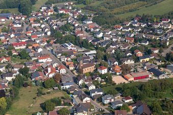 Photographie aérienne de Quartier Nesselried in Appenweier dans le département Bade-Wurtemberg, Allemagne