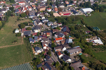 Vue oblique de Quartier Nesselried in Appenweier dans le département Bade-Wurtemberg, Allemagne