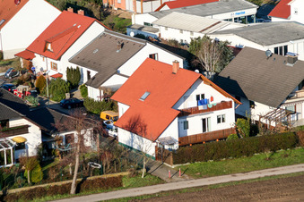 Vue aérienne de Erlenweg à Hatzenbühl dans le département Rhénanie-Palatinat, Allemagne