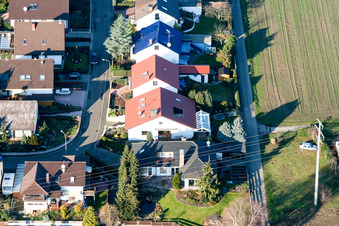 Vue aérienne de Schubertstraße à Hatzenbühl dans le département Rhénanie-Palatinat, Allemagne
