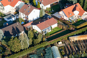 Vue aérienne de Uhlandstr à Rheinzabern dans le département Rhénanie-Palatinat, Allemagne