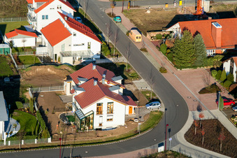 Nouvelle zone de développement An den Tongruben à Rheinzabern dans le département Rhénanie-Palatinat, Allemagne d'un drone