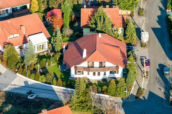 Nouvelle zone de développement An den Tongruben à Rheinzabern dans le département Rhénanie-Palatinat, Allemagne vu d'un drone