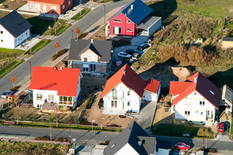 Vue aérienne de Nouvelle zone de développement An den Tongruben à Rheinzabern dans le département Rhénanie-Palatinat, Allemagne