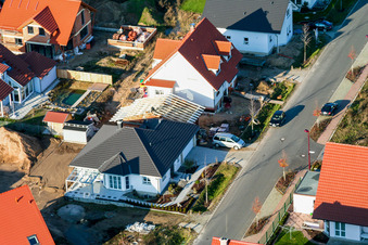 Image drone de Nouvelle zone de développement An den Tongruben à Rheinzabern dans le département Rhénanie-Palatinat, Allemagne