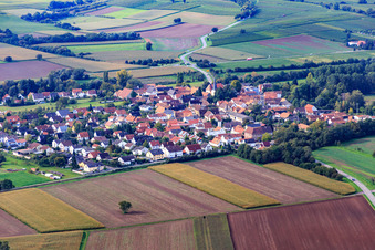 Photographie aérienne de Vue du village depuis le nord-est à Barbelroth dans le département Rhénanie-Palatinat, Allemagne