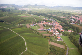 Vue oblique de Quartier Klingen in Heuchelheim-Klingen dans le département Rhénanie-Palatinat, Allemagne
