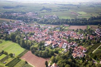 Photographie aérienne de Quartier Heuchelheim in Heuchelheim-Klingen dans le département Rhénanie-Palatinat, Allemagne