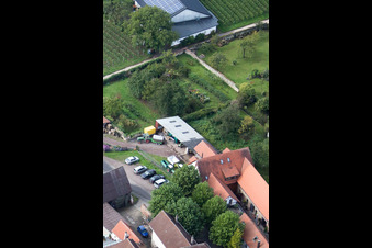 Quartier Heuchelheim in Heuchelheim-Klingen dans le département Rhénanie-Palatinat, Allemagne depuis l'avion