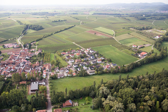 Image drone de Quartier Klingen in Heuchelheim-Klingen dans le département Rhénanie-Palatinat, Allemagne