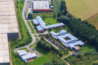 Vue aérienne de Maintien des fonctions vitales à le quartier Minderslachen in Kandel dans le département Rhénanie-Palatinat, Allemagne