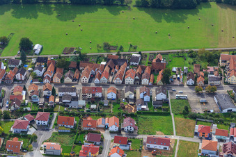 Saarstraße à Kandel dans le département Rhénanie-Palatinat, Allemagne d'en haut