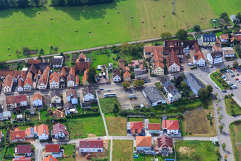 Saarstraße à Kandel dans le département Rhénanie-Palatinat, Allemagne hors des airs