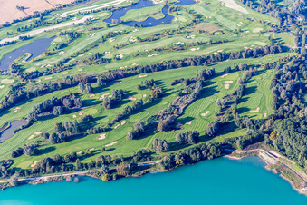 Club de golf St. Leon-Rot à Sankt Leon-Rot à le quartier Rot in St. Leon-Rot dans le département Bade-Wurtemberg, Allemagne d'en haut