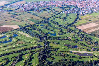 Club de golf St. Leon-Rot à Sankt Leon-Rot à le quartier Rot in St. Leon-Rot dans le département Bade-Wurtemberg, Allemagne vue d'en haut