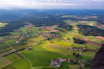 Photographie aérienne de Supérieur-Scheidental à le quartier Scheidental in Mudau dans le département Bade-Wurtemberg, Allemagne