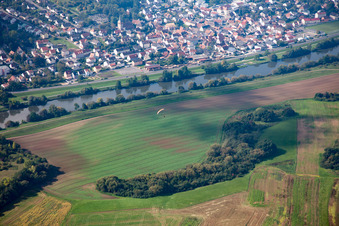 Vue aérienne de Bischberg à le quartier Gaustadt in Bamberg dans le département Bavière, Allemagne