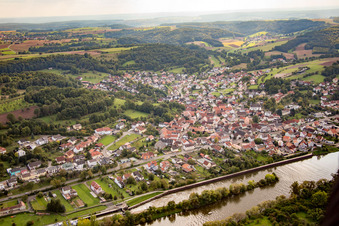 Vue oblique de Quartier Viereth in Viereth-Trunstadt dans le département Bavière, Allemagne