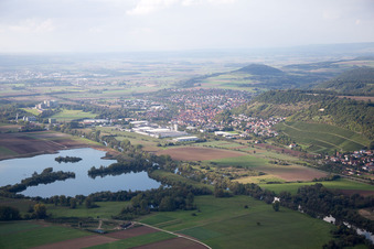 Vue aérienne de Zeil à Zeil am Main dans le département Bavière, Allemagne