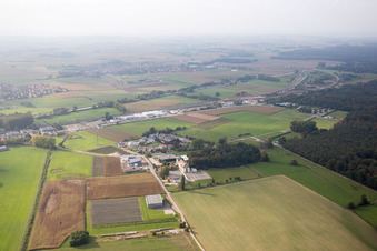 Vendenheim dans le département Bas Rhin, France hors des airs