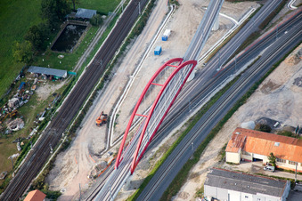 Image drone de Vendenheim dans le département Bas Rhin, France