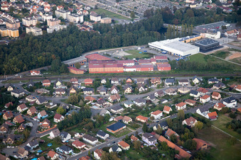 Bischwiller dans le département Bas Rhin, France d'en haut