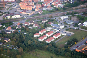 Bischwiller dans le département Bas Rhin, France vue d'en haut