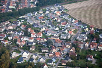 Bischwiller dans le département Bas Rhin, France vue du ciel
