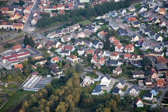 Enregistrement par drone de Bischwiller dans le département Bas Rhin, France
