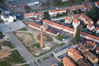 Photographie aérienne de Bischwiller dans le département Bas Rhin, France