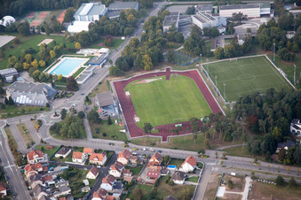 Bischwiller dans le département Bas Rhin, France d'un drone