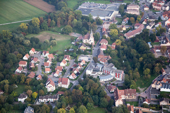 Vue aérienne de Bischwiller dans le département Bas Rhin, France