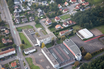 Enregistrement par drone de Bischwiller dans le département Bas Rhin, France