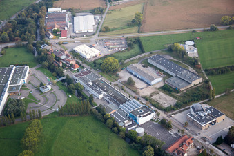 Photographie aérienne de Bischwiller dans le département Bas Rhin, France